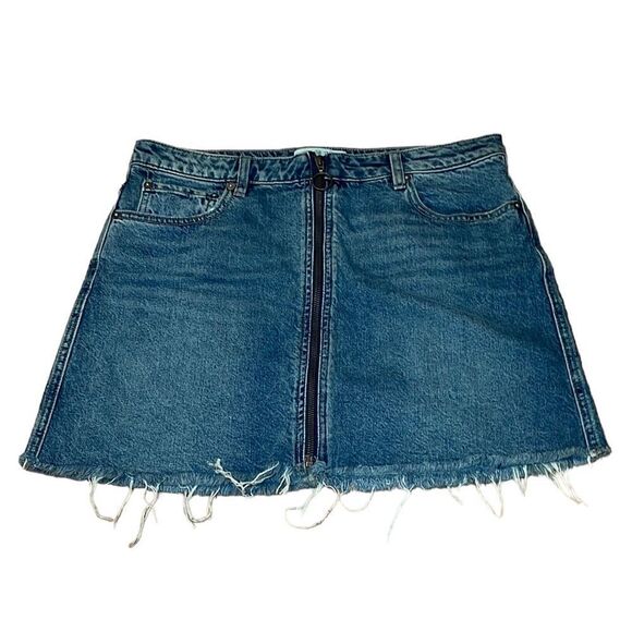 Free People Dresses & Skirts - New! Free People Front Zipper Denim Mini, jean skirt, We the Free, 31